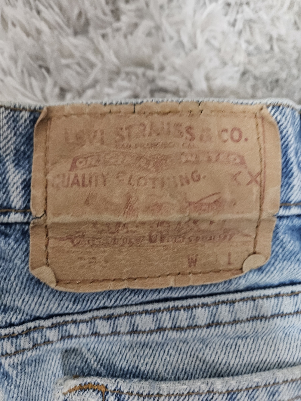 Vintage 1990s Levi's Light Blue High-Rise Men's Jeans